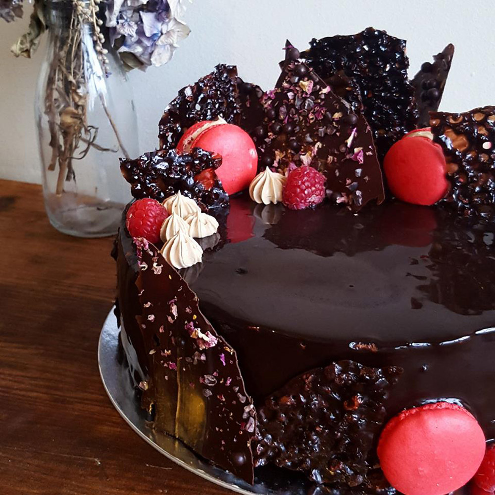 Chocolate Rasberry Entrement Cake