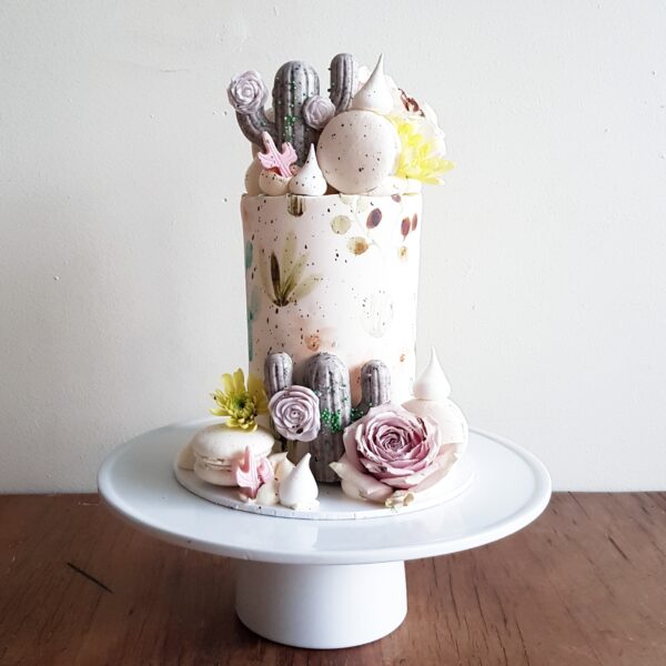 4x6 cactus paper cake, The Cake Eating Company