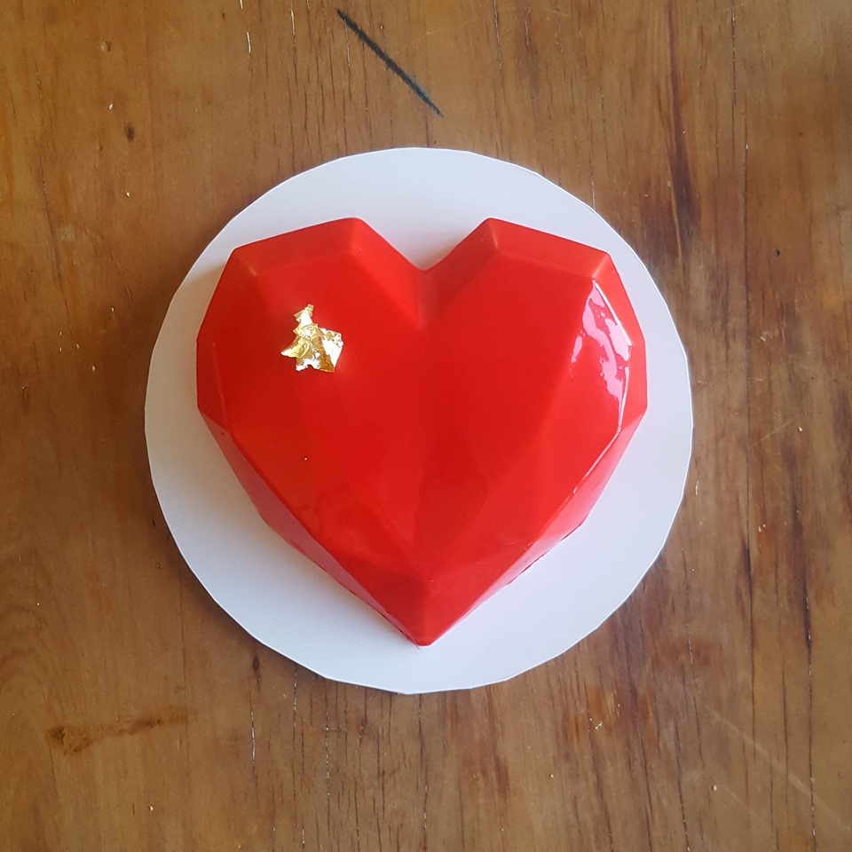 Triple Chocolate Mousse Cake