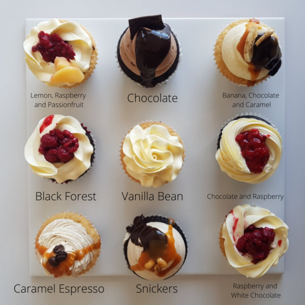 Classic Cupcake Flavours, The Cake Eating Co, Christchurch