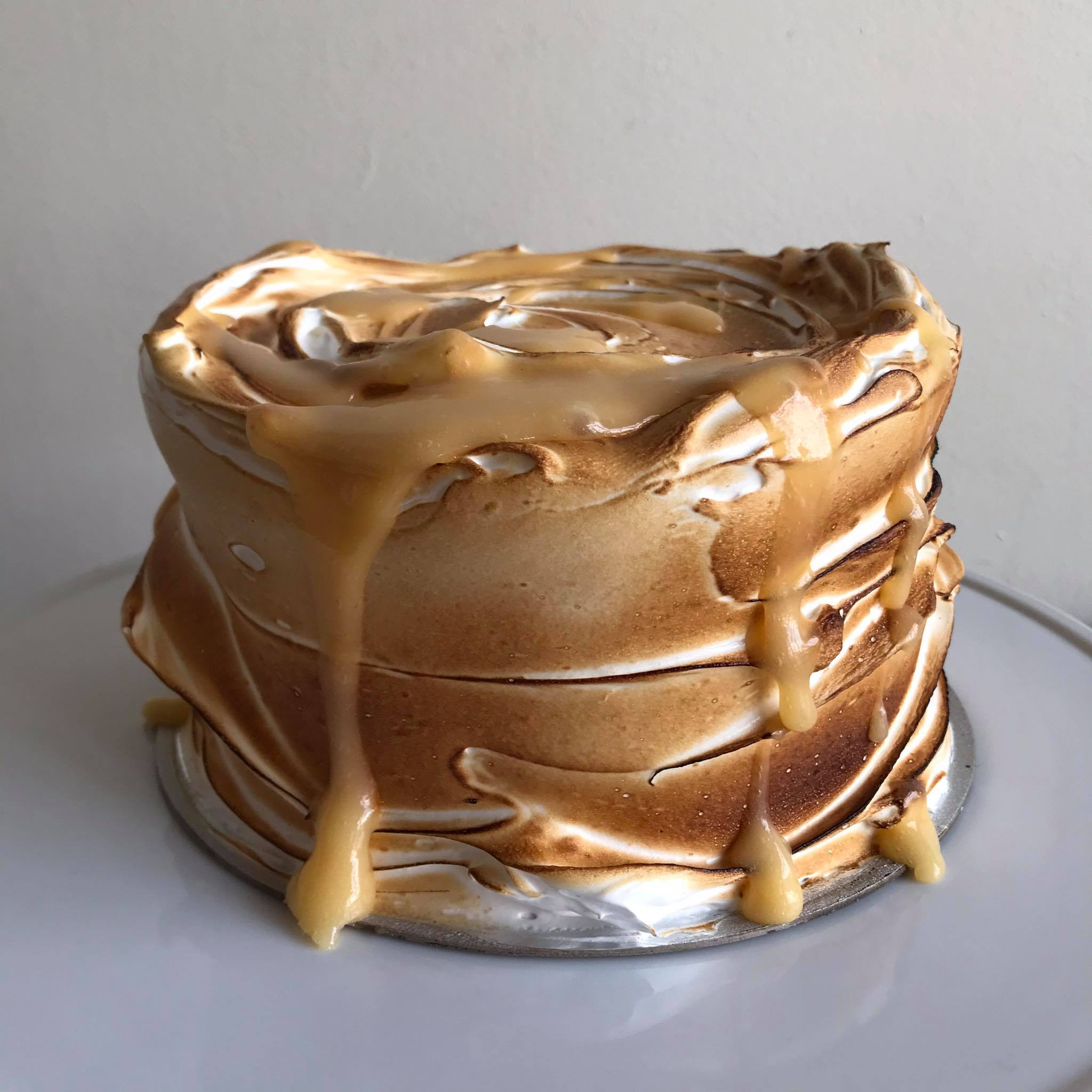 Torched Italian Meringue – Classic Cake