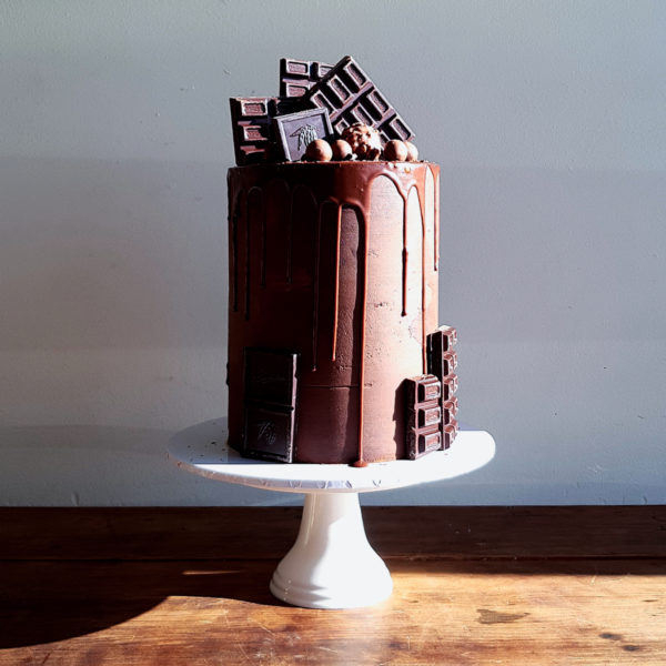 Chocolate drip cake, The Cake Eating Company, Christchurch