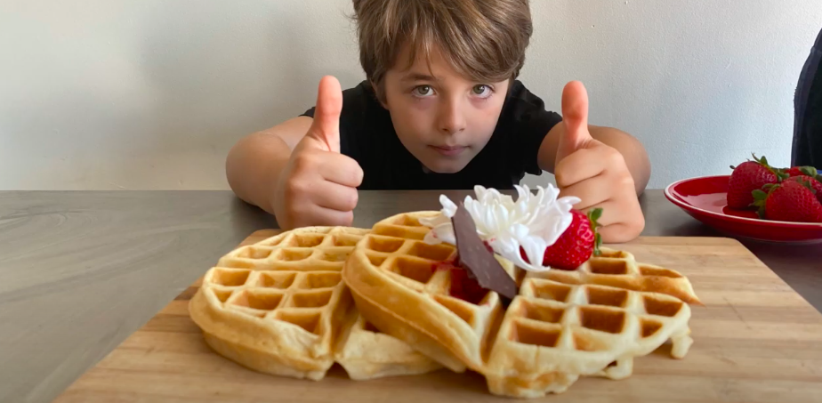 Espen And Homemade Waffles, The Cake Eating Co, Christchurch